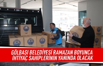 Gölbaşı belediyesi Ramazan boyunca ihtiyaç sahiplerinin yanında olacak