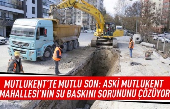 Mutlukent'te mutlu son: ASKİ Mutlukent mahallesi'nin su baskını sorununu çözüyor