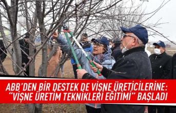 ABB'den bir destek de vişne üreticilerine: "Vişne üretim teknikleri eğitimi" başadı