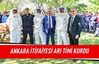 Ankara itfaiyesi arı timi kurdu