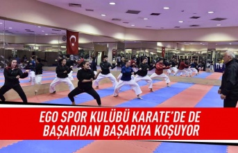 EGO spor kulübü Karate'de de başarıdan başarıya koşuyor