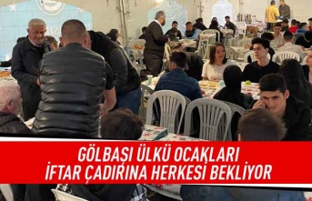 Gölbaşı Ülkü Ocakları, iftar çadırına herkesi bekliyor