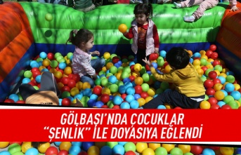 Gölbaşı’nda Çocuklar “Şenlik” ile doyasıya eğlendi