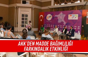 AKK 'den madde bağımlılığı farkındalık etkinliği