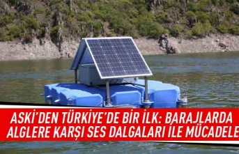 ASKİ'den Türkiye'de bir ilk: Barajlarda Alglere karşı ses dalgaları ile mücadele