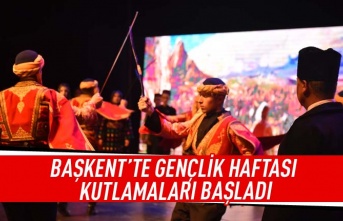 Başkent'te gençlik haftası kutlamaları başladı