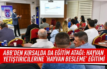 ABB'den kırsalda da eğitim atağı: Hayvan yetiştiricilerine 'hayvan besleme' eğitimi