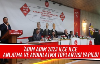 'Adım Adım 2023 İlçe İlçe Anlatma ve Aydınlatma' toplantısı yapıldı