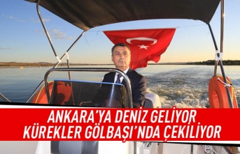 Ankara’ya Deniz Geliyor, Kürekler Gölbaşı’nda Çekiliyor