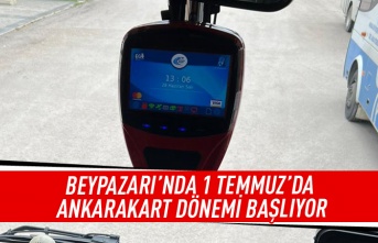 Beypazarı'nda 1 Temmuz'da Ankarakart dönemi başlıyor