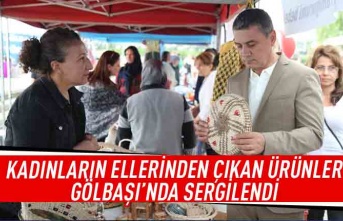 Kadınların Ellerinden Çıkan Ürünler Gölbaşı’nda Sergilendi…