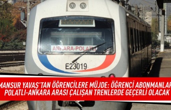 Mansur Yavaş'tan öğrencilere müjde: Öğrenci Abonmanları Polatlı-Ankara arası çalışan trenlerde geçerli olacak