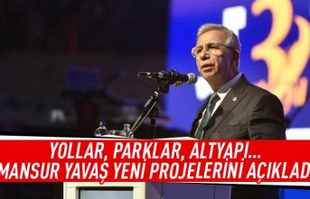 Yollar,Parklar,Altyapı... Mansur Yavaş yeni projelerini açıkladı