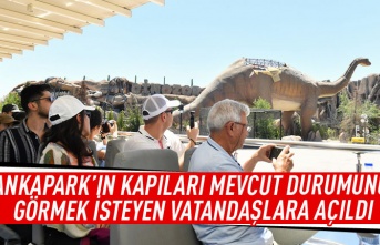 Ankapark'ın kapıları mevcut durumunu görmek isteyen vatandaşlara açıldı