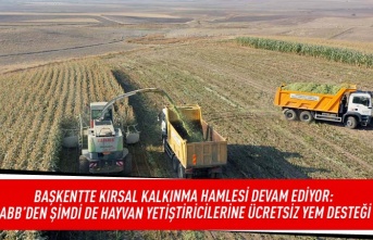 Başkentte kırsal kalkınma hamlesi devam ediyor: ABB'den şimdi de hayvan yetiştiricilerine ücretsiz yem desteği