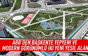 ABB'den başkente yepyeni ve modern görünümlü iki yeni yeşil alan