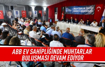 ABB ev sahipliğinde muhtarlar buluşması devam ediyor