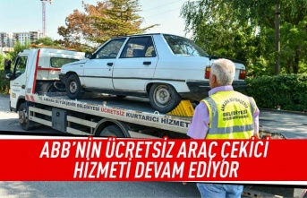 ABB'nin ücretsiz araç çekici hizmeti devam ediyor