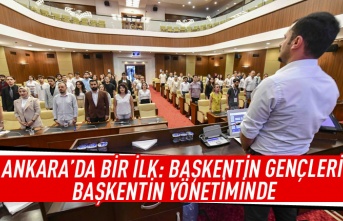 Ankara'da bir ilk: Başkentin gençleri başkentin yönetiminde