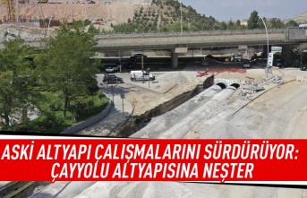 ASKİ altyapı çalışmalarını sürdürüyor: Çayyolu altyapısına neşter