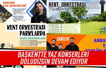 Başkentte yaz konserleri doludizgin devam ediyor