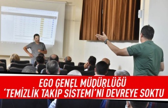 EGO Genel Müdürlüğü 'Temizlik Takip Sistemi'ni devreye soktu