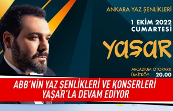 ABB'nin yaz şenliklerive konserleri Yaşar'la devam ediyor