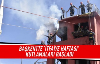 Başkent'te 'İtfaiye Haftası' kutlamaları başladı