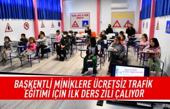 Başkentli miniklere ücretsiz trafik eğitimi için ilk ders zili çalıyor