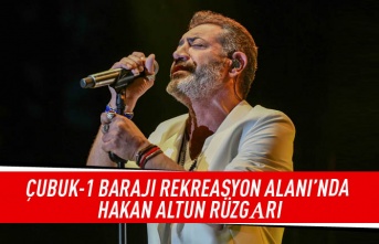 Çubuk-1 barajı rekreasyon alanı'nda Hakan Altun rüzgarı