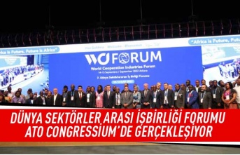 Dünya Sektörler Arası İşbirliği Forumu ATO CONGRESSİUM'de gerçekleşiyor...