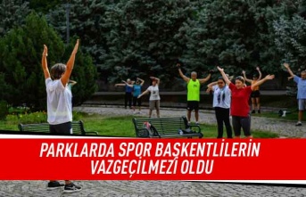 Parklarda spor başkentlilerin vazgeçilmezi oldu