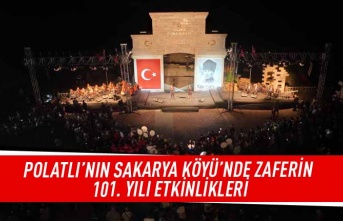 Polatlı'nın Sakarya köyü'nde zaferin 101.yılı etkinlikleri