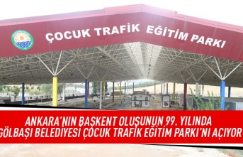 Ankara'nın Başkent oluşu'nun 99. yılında Gölbaşı belediyesi çocuk trafik eğitim parkı'nı  açıyor