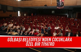 Gölbaşı Belediyesi'nden çocuklara özel bir tiyatro