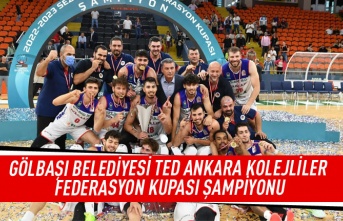Gölbaşı Belediyesi TED Ankara Kolejliler Federasyonu Kupası Şampiyonu