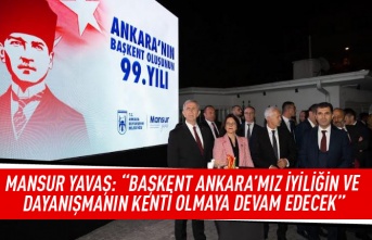 Mansur Yavaş: " Başkent Ankara'mız iyiliğin ve dayanışmanın kenti olaya devam edecek"