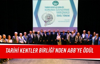 Tarihi Kentler Birliği'nden ABB'ye ödül