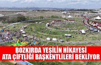 BOZKIRDA YEŞİLİN HİKAYESİ: ATA ÇİFTLİĞİ BAŞKENTLİLERİ BEKLİYOR