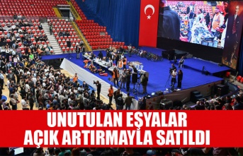OTOBÜS, ANKARAY VE METROLARDA UNUTULAN EŞYALAR AÇIK ARTIRMAYLA SATILDI