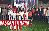 Amatör Spor Haftası'nda Tuna'ya ödül