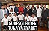 ASKİ Sporlu güreşçilerden Başkan Tuna'ya ziyaret