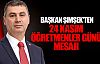 Başkan Şimşek'ten Öğretmenler Günü mesajı