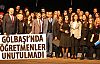 Gölbaşı'nda Öğretmenler Günü kutlandı