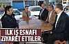 Kaymakam Bilgihan ve Başkan Duruay esnafı ziyaret etti