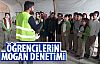 Öğrenciler Mogan Gölü'ndeki temizlik çalışmalarını inceledi