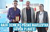 Rauf Denktaş Kapalı Yüzme Havuzu’na plaket