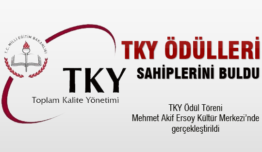 TKY ödülleri sahiplerini buldu