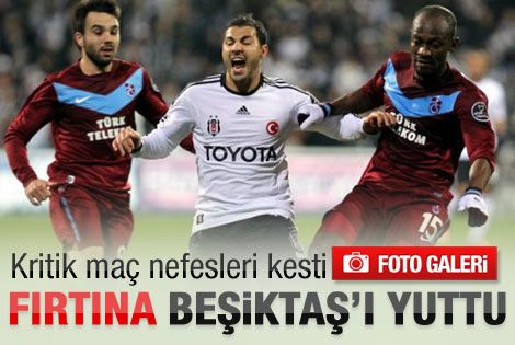 Trabzonspor Beşiktaş'ı 2-1 mağlup etti - Galeri 