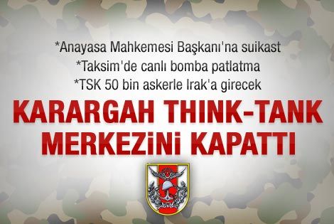 TSK SAREM'i kapattı personeli dağıttı